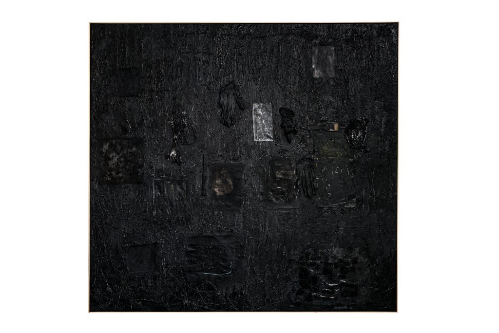 Traumwelten sechs Mischtechnik 150 x 160 cm