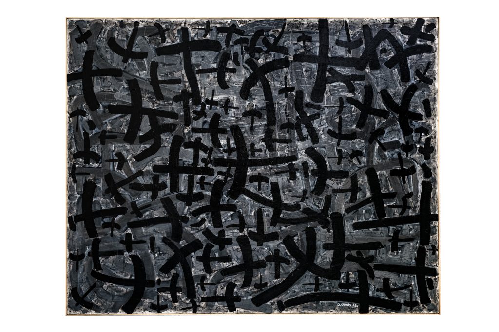 gefallene Engel zwei Acryl 160 x 200 cm